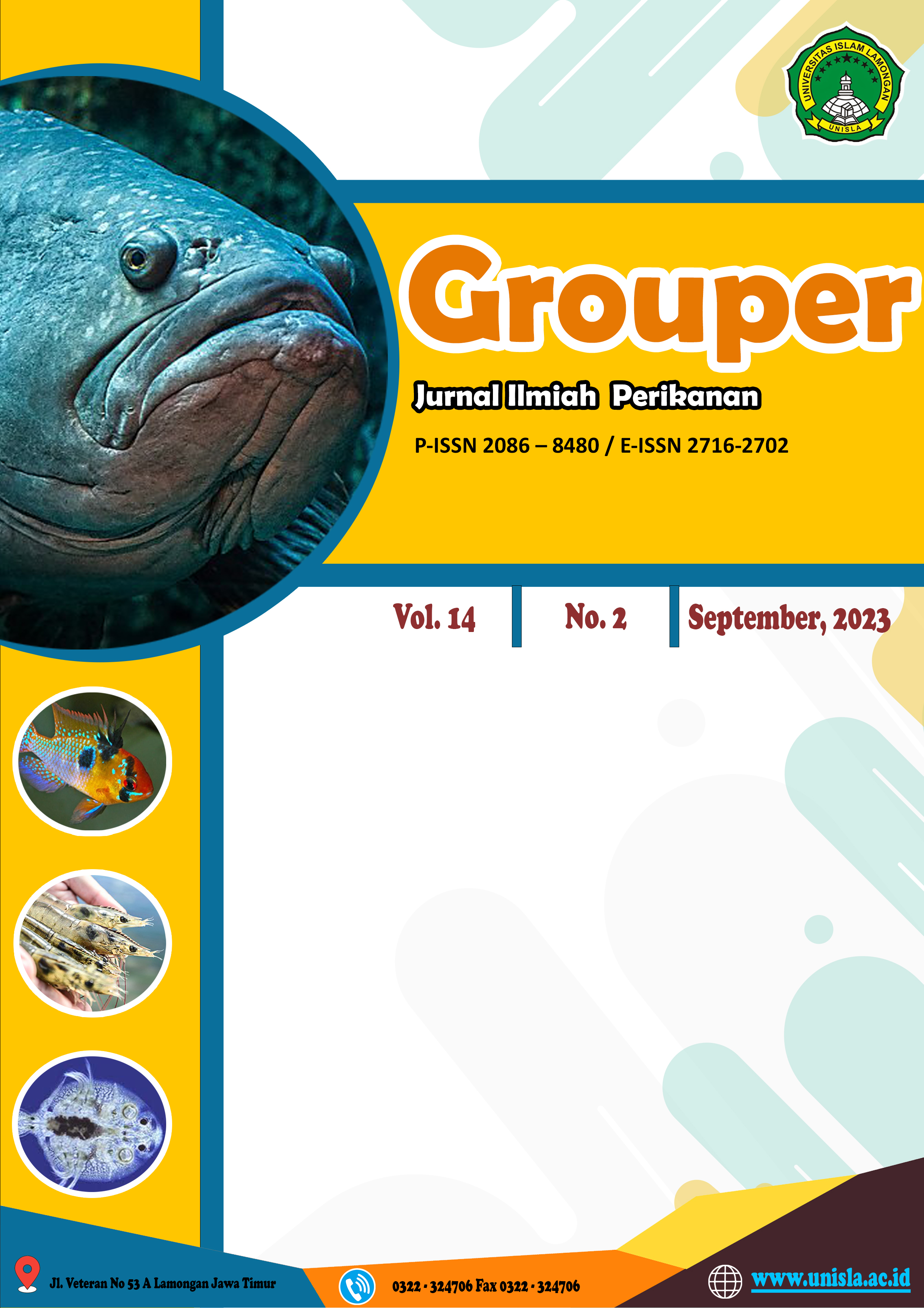 					View Vol. 14 No. 2 (2023): Grouper : Jurnal Ilmiah Perikanan
				